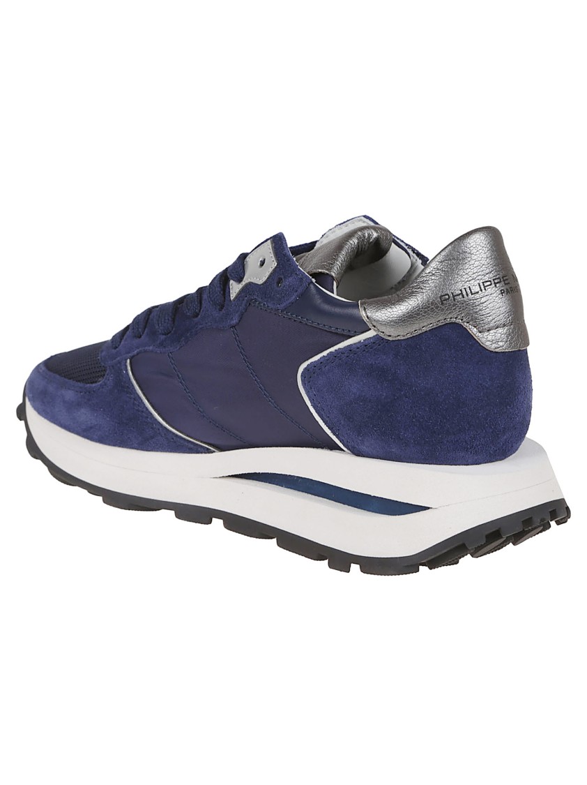 Philippe Model Calf Leather Sneakers With Textured Accents