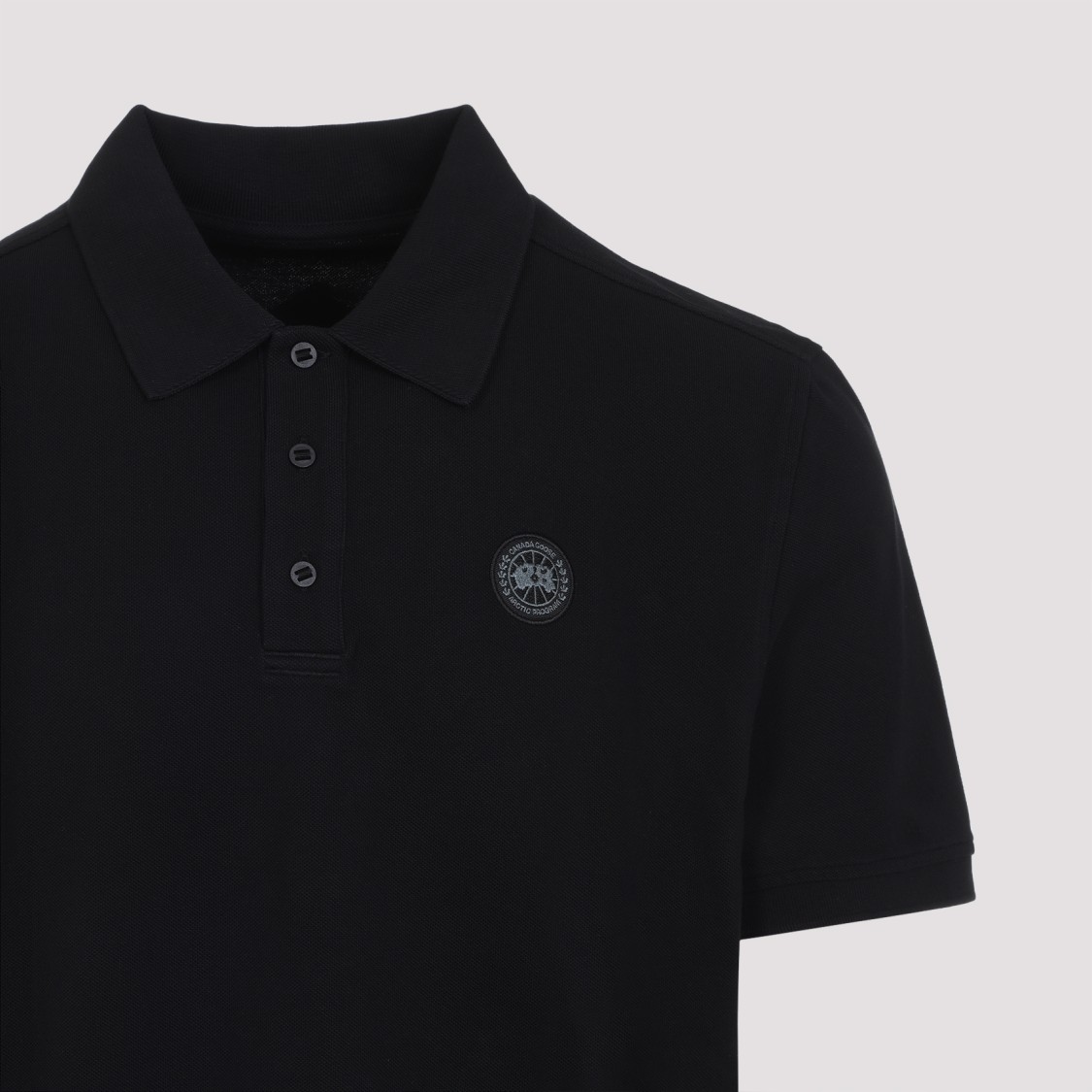 Shop Canada Goose Black Cotton Beckley Polo