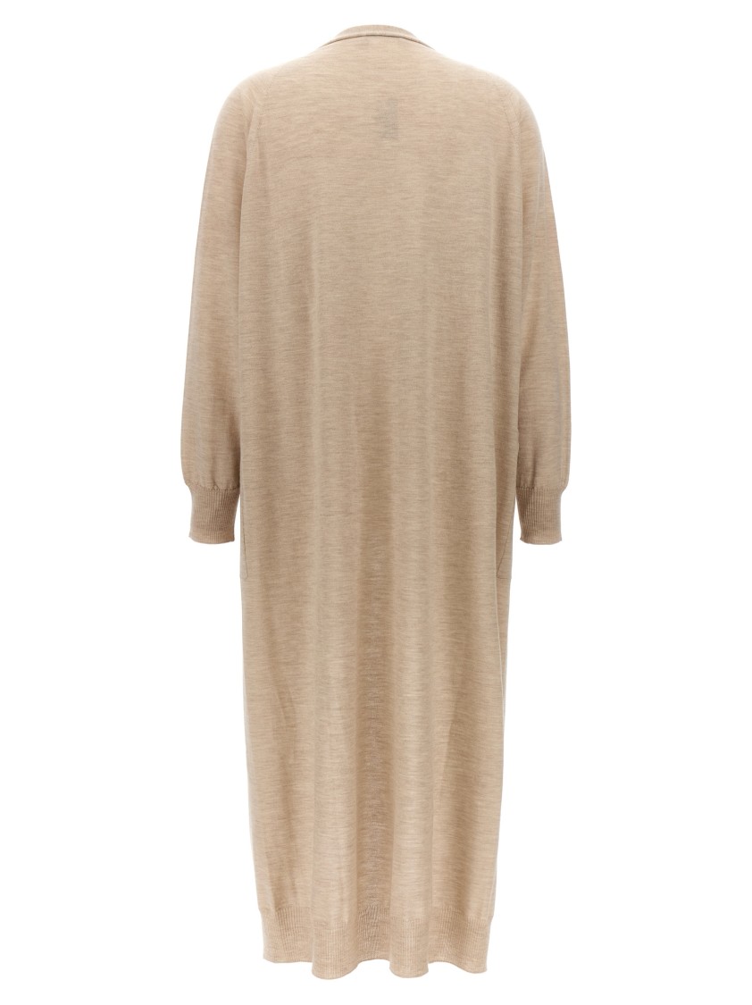 Max Mara Beige Cashmere Cardigan In Neutral