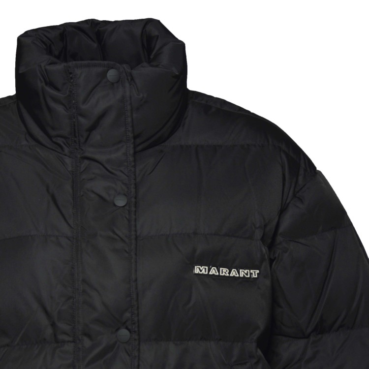 ブルゾン Isabel Marant Etoile Black Nylon Belize Puffer Jacket Isabel Marant Étoile Belize Puffer Jacket In Black Nylon