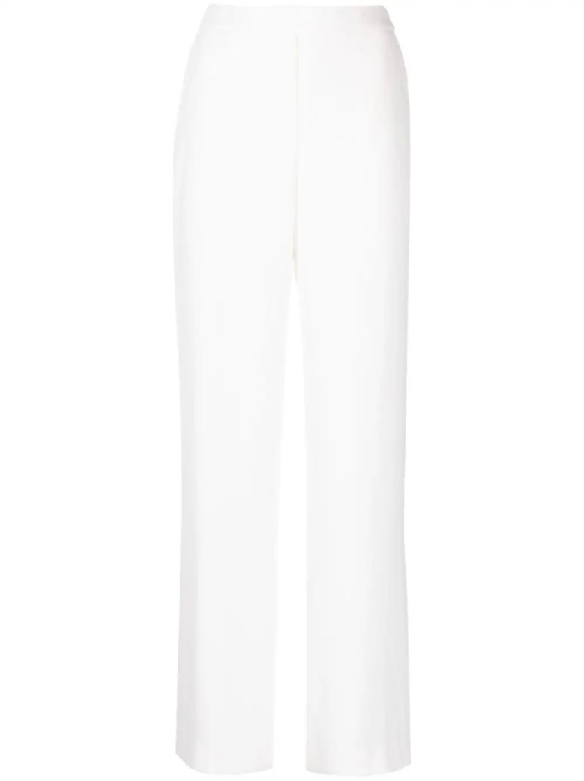 P.a.r.o.s.h . Wide-leg Tailored Pants With High Waist In White