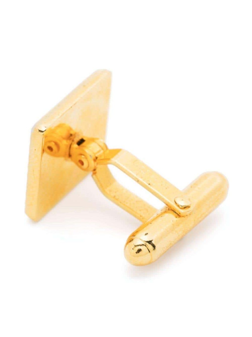 Dior Christian Gold-tone Tie Clip And Cufflinks Set In Gold