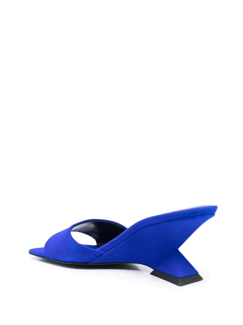 Attico The Cheope 60mm Mule In Blue