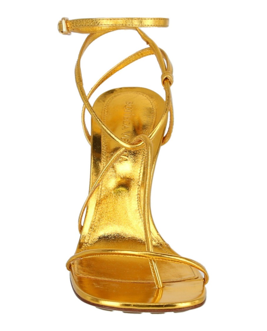 Bottega Veneta Barely There Metallic Heels