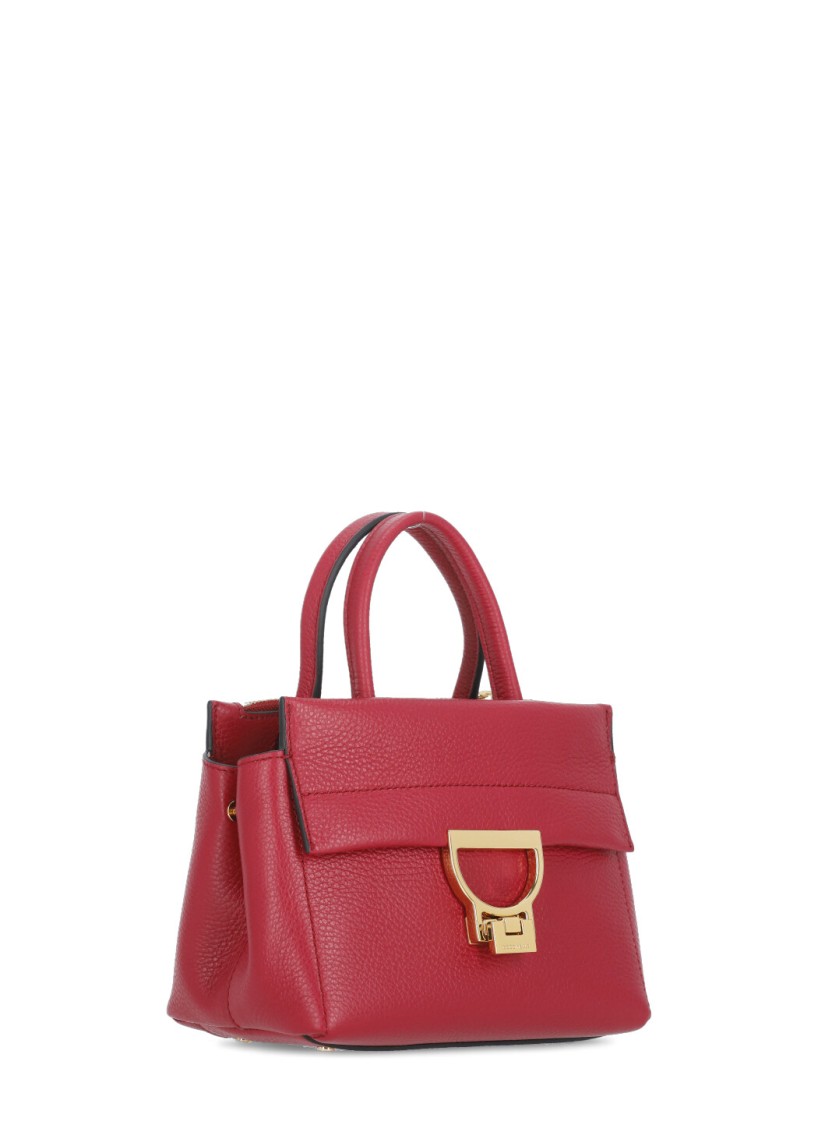 Shop Coccinelle Bordeaux Arlettis Bag In Burgundy