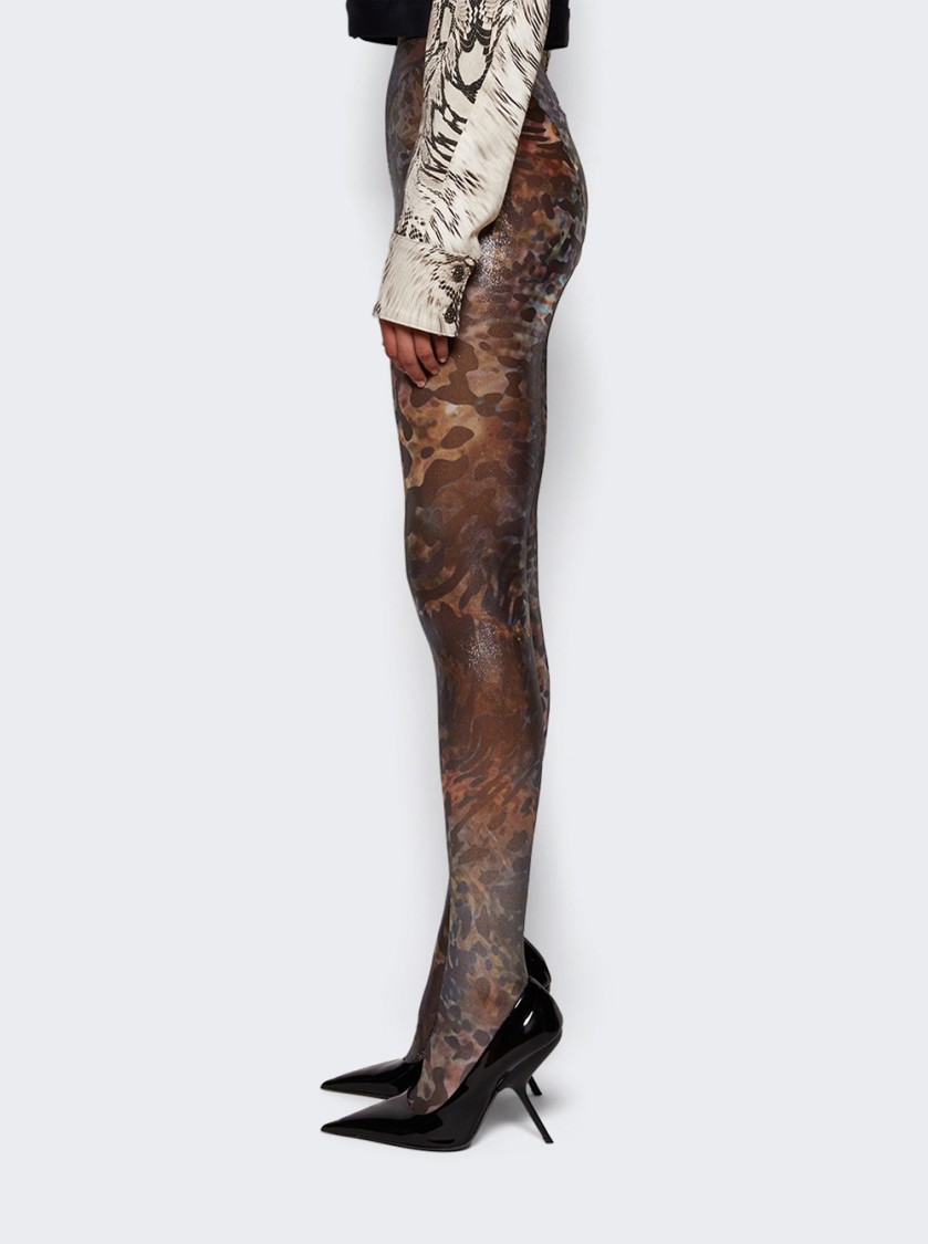 Mugler Printed Leggings