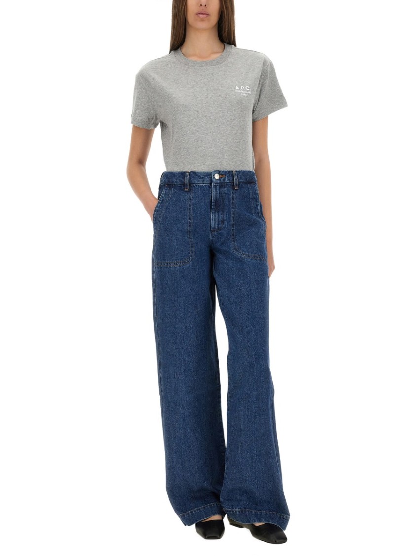 Apc Seaside Jeans In Blue