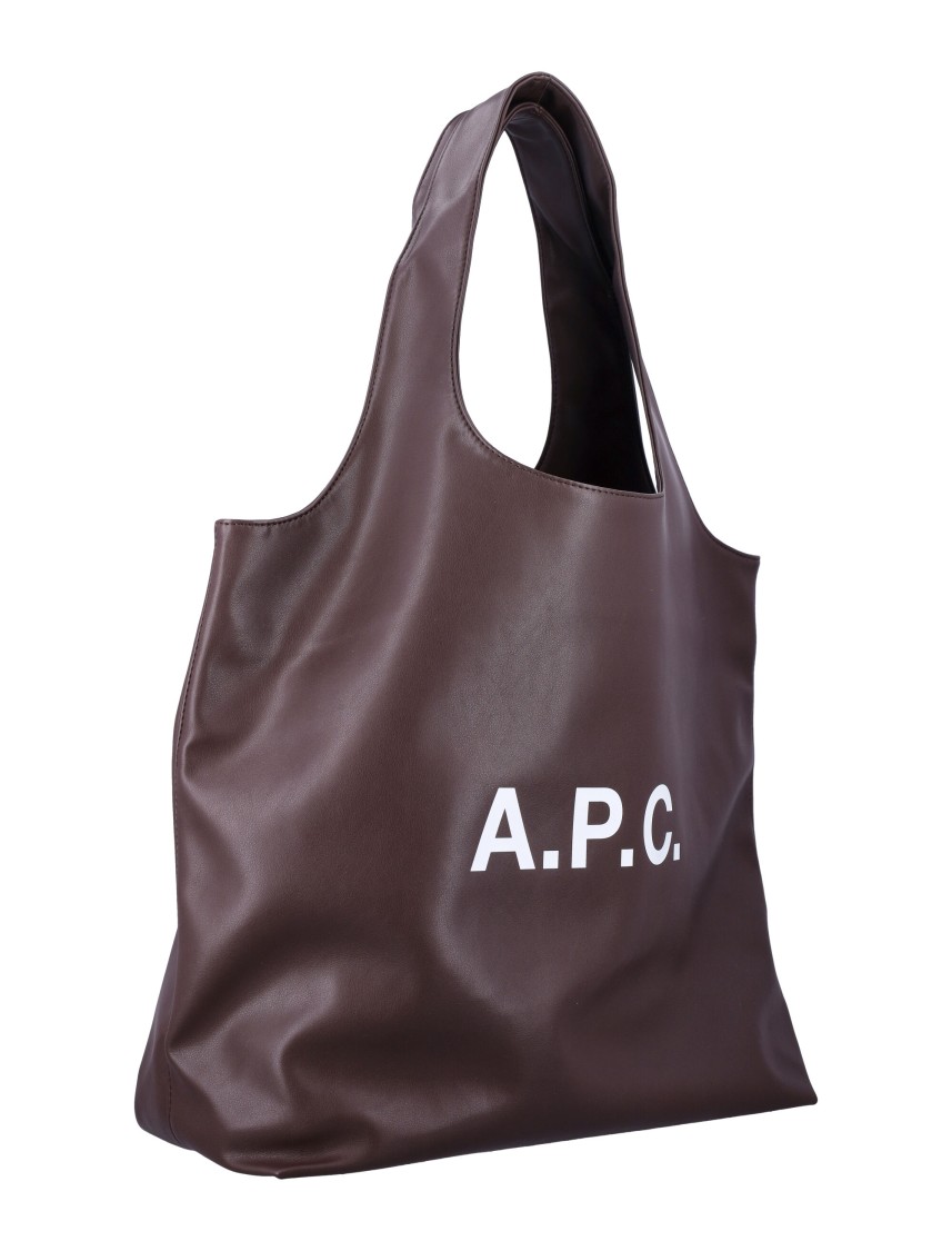 Apc A.p.c. Ninon Tote Bag In Brown