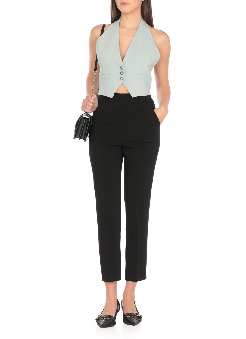 Shop Pinko Light Blue Moretta Vest