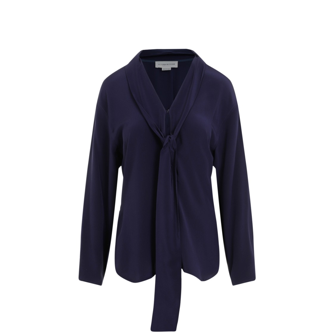 Victoria Beckham Silk Shirt With Tie Detail