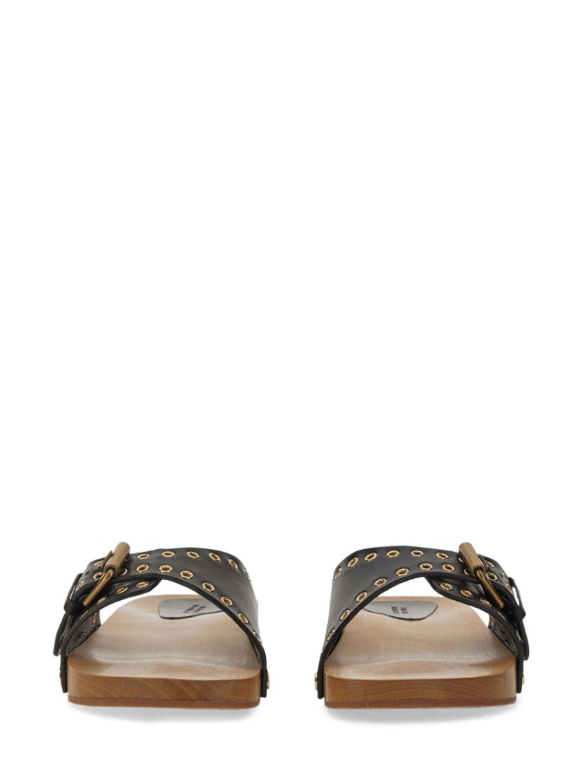 Isabel Marant Jaso Clogs In Brown