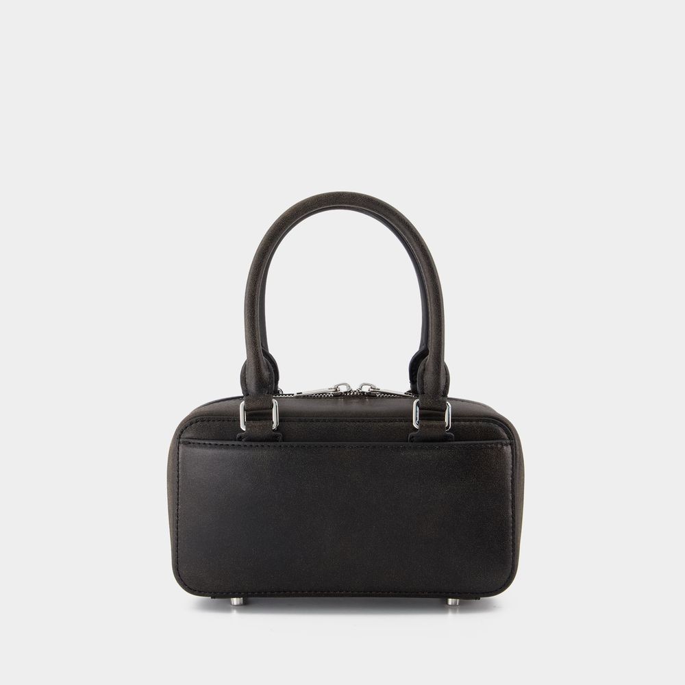 バッグ SELF-PORTRAIT mini leather tote bag Black Leather Mini Tote Bag – self-portrait