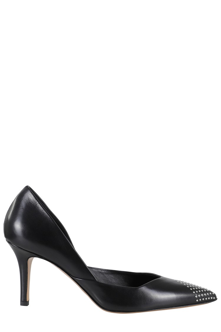 Isabel Marant Sling Back Pumps Studded Detail In Black