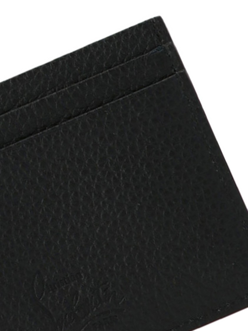 Christian Louboutin 'kios' Card Holder In Black