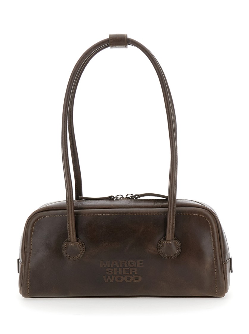 Margesherwood Elongated Brown Soft Baguette Bag