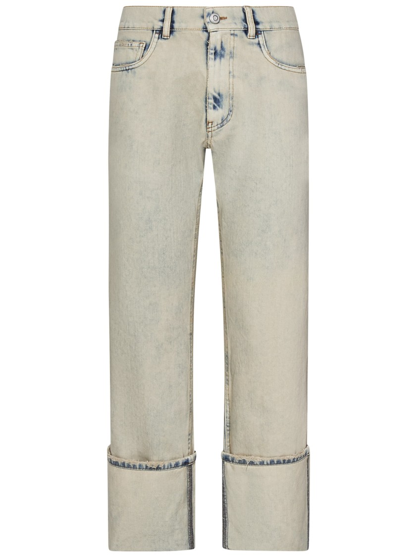 COPERNI COPERNI BOYFRIEND JEANS IN UNIQUE GREIGE COTTON DENIM