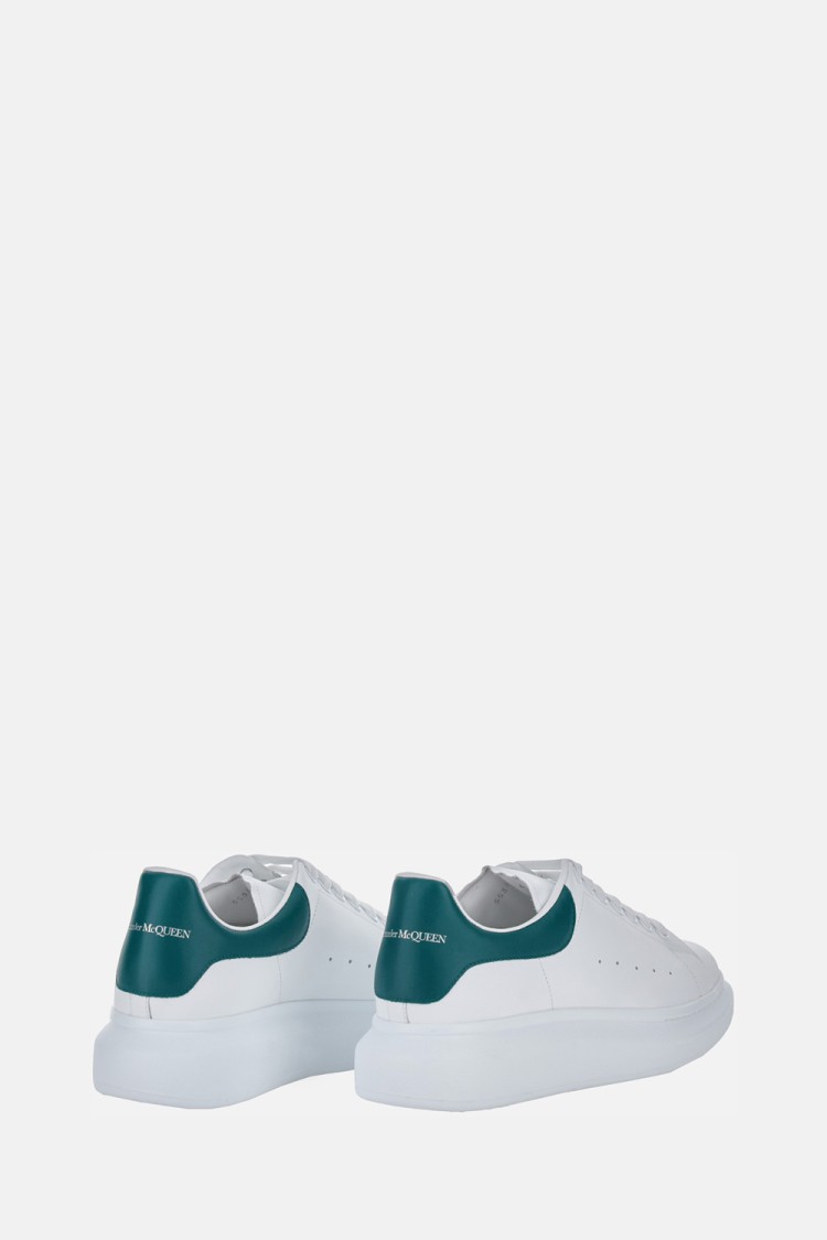 Alexander Mcqueen Suede Upper Sneakers With Oversized Rubber Sole In White