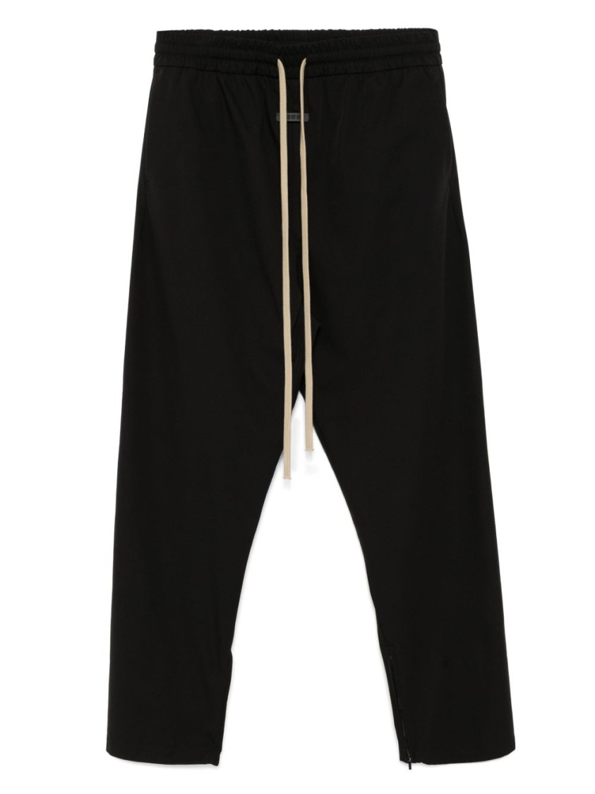 Fear Of God Elasticated Waist Drawstring Sweatpant With Side Pockets In Black