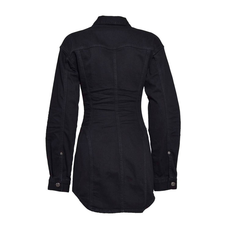 オールインワン・サロペット Dsquared2 Black Denim Bull Sexy Shape Short Dress Dsquared2 Black Denim Bull Sexy Shape Short Dress | THE LIST