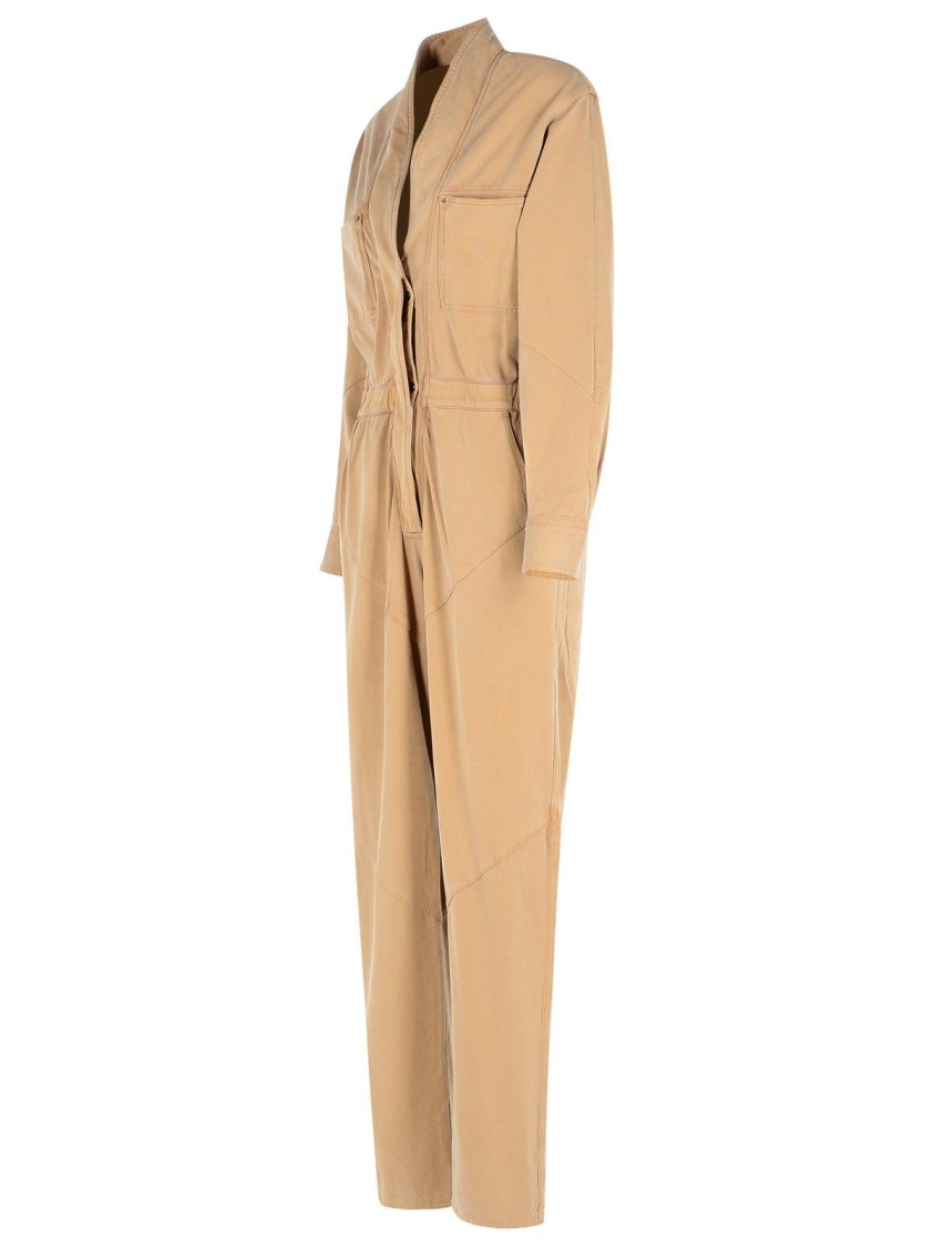 Isabel Marant Étoile Isabel Marant Etoile 'remady' Brown Cotton Jumpsuit In Brown