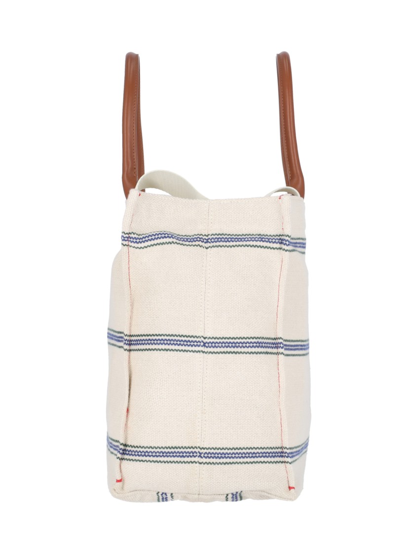 Shop Marni "tote Logo" Bag – White