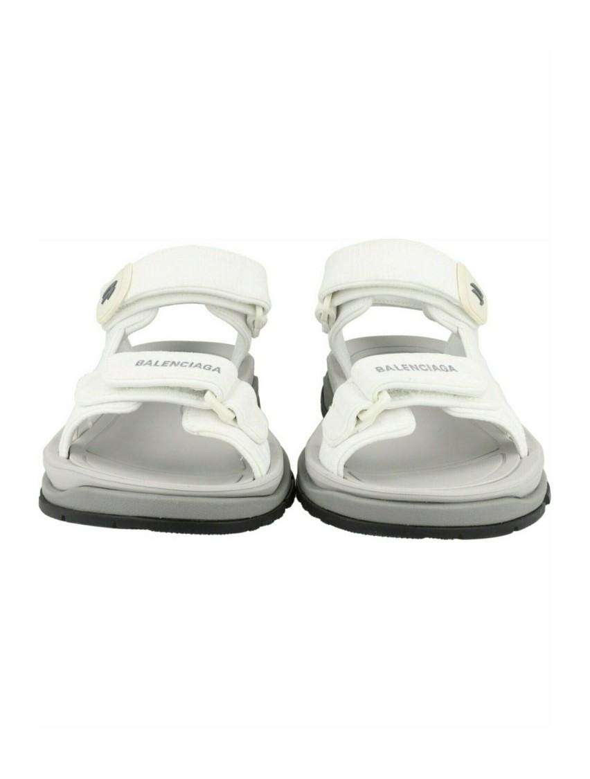 Balenciaga Tourist Sandal In White