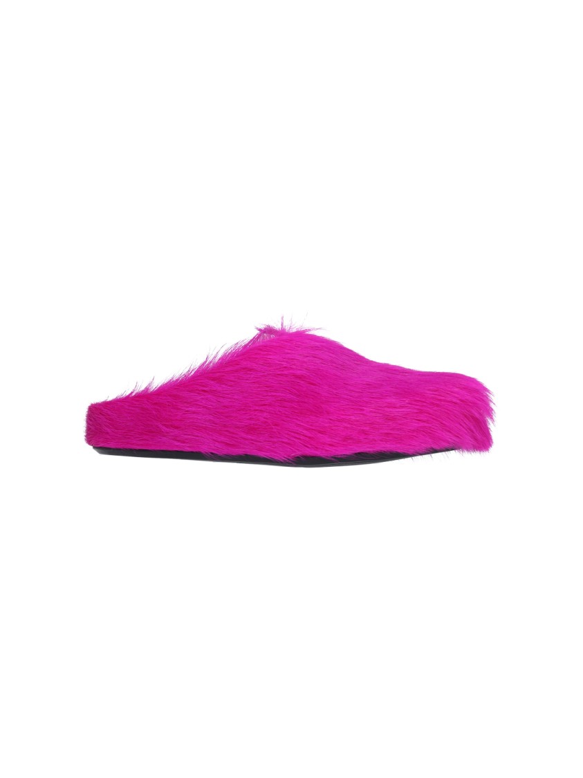 Marni Pink Fussbett Sabot Slip-on Loafers In Pink