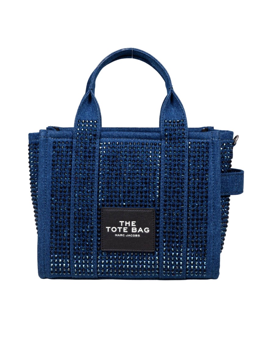 Shop Marc Jacobs The Small Tote Denim Bag In Blue