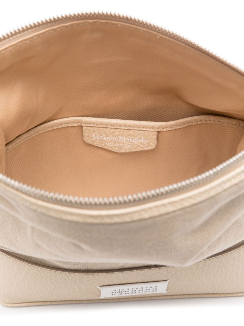 Maison Margiela 5ac Hobo Small Shoulder Bag In Neutral