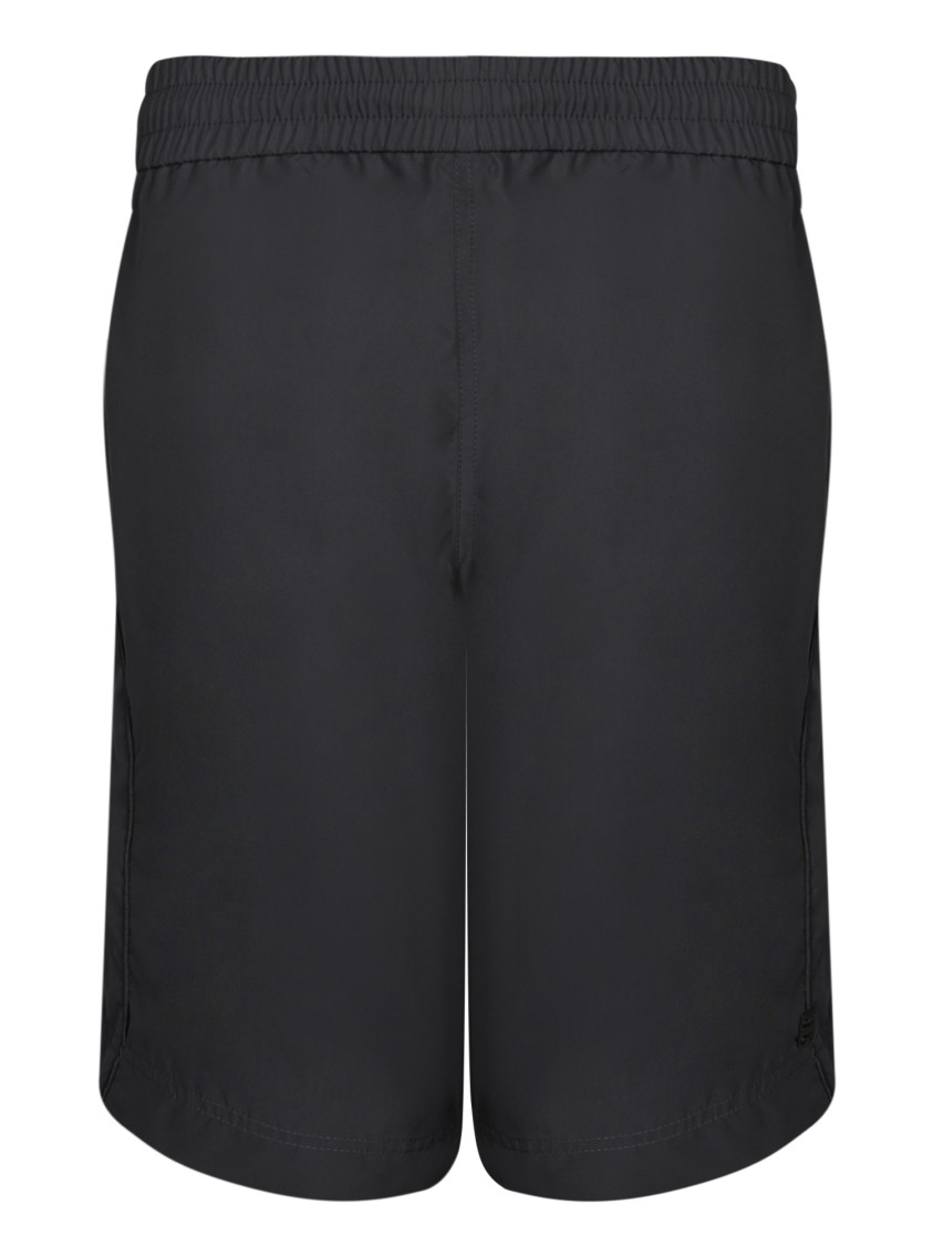 Givenchy Nylon Shorts With Elastic Waistband And Functional Pockets In Black
