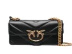 Pinko Quilted Shoulder Bag With Distinctive Logo Embellishment