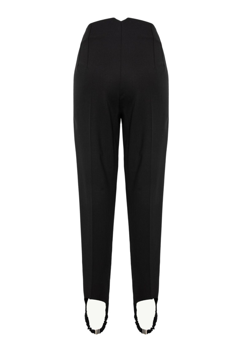 GIUSEPPE DI MORABITO GIUSEPPE DI MORABITO DOUBLE TWISTED CANVAS HIGH WAIST PANTS