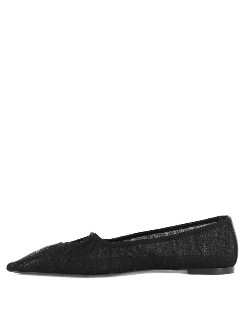 Nensi Dojaka Pointed-toe Ballet Flats In Black