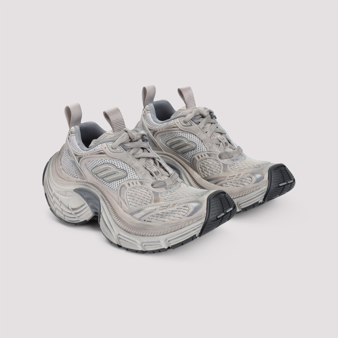 Balenciaga Oversized Sneakers With Worn-out Effect