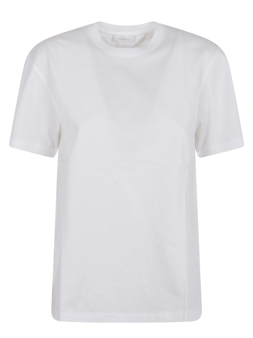 RABANNE PACO RABANNE OPEN BACK PURE COTTON T-SHIRT