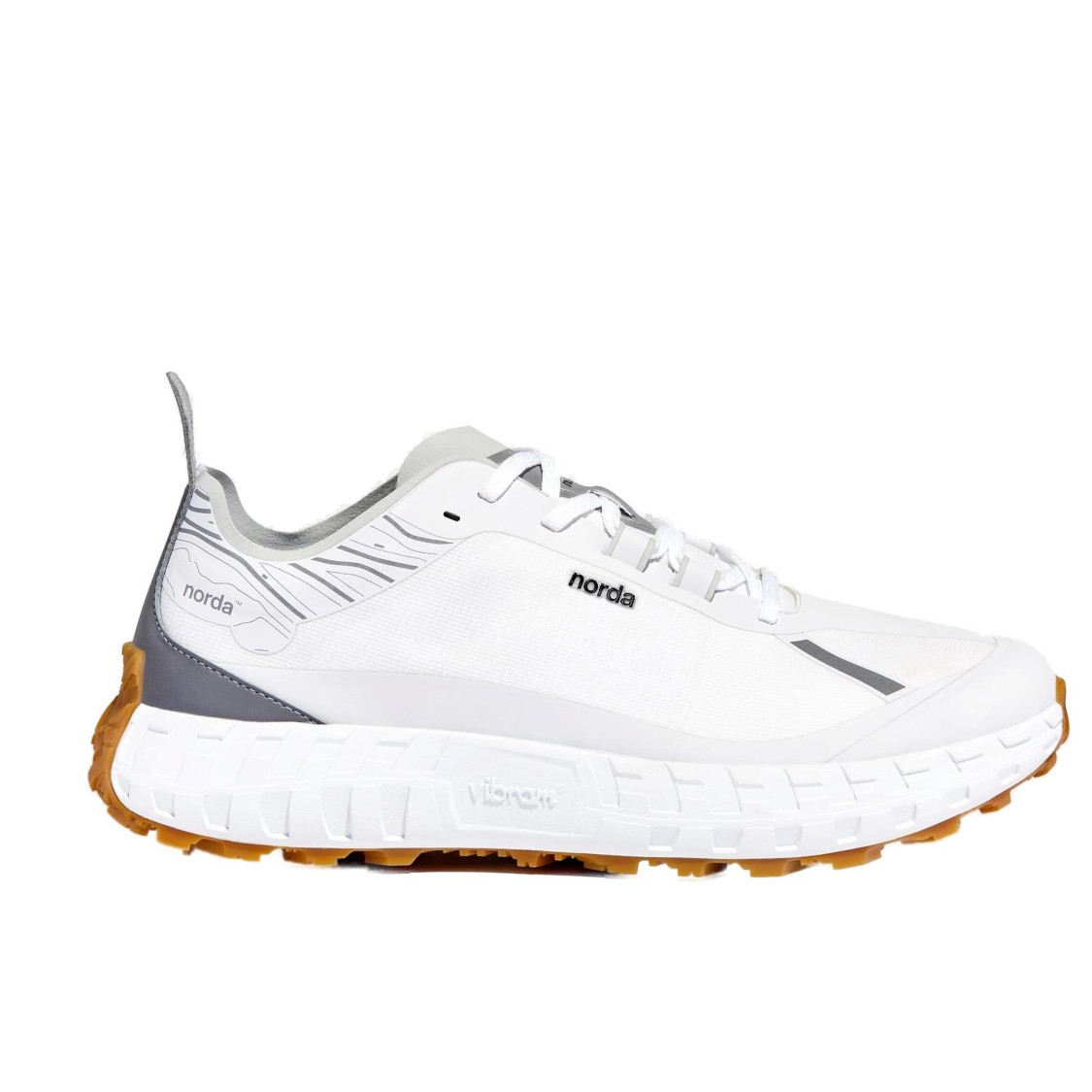 Norda Run White Bio-dyneema Sneakers With Vibram Technology In White