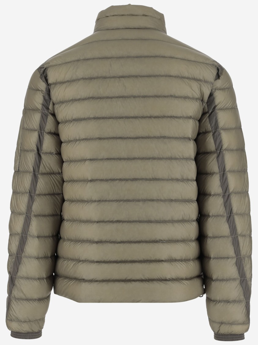C.p. Company High Collar Dd-shell Bomber Jacket In Green