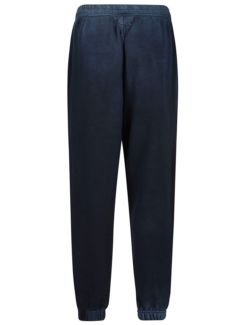 Cotton Citizen Navy Elastic Waistband Cotton Trousers In Blue