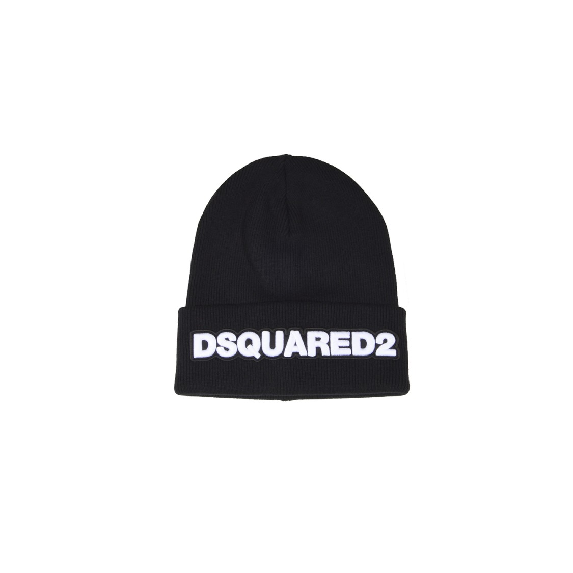 Dsquared2 Wool Logo Hat In Black