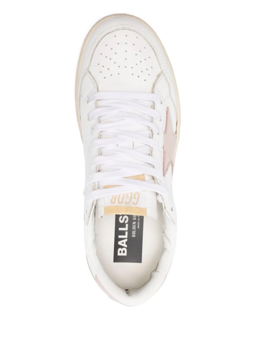 Golden Goose Low-top Sneakers With Perforated Upper In Pattern