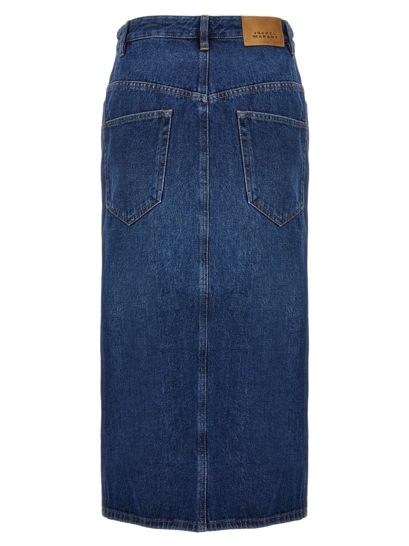 Isabel Marant Étoile Vandy Denim Cotton Skirt