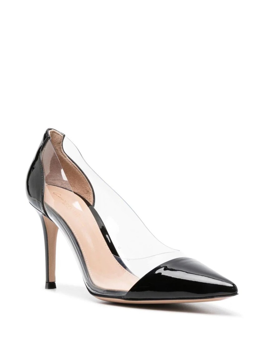 Gianvito Rossi 85mm Transparent-panel Pumps