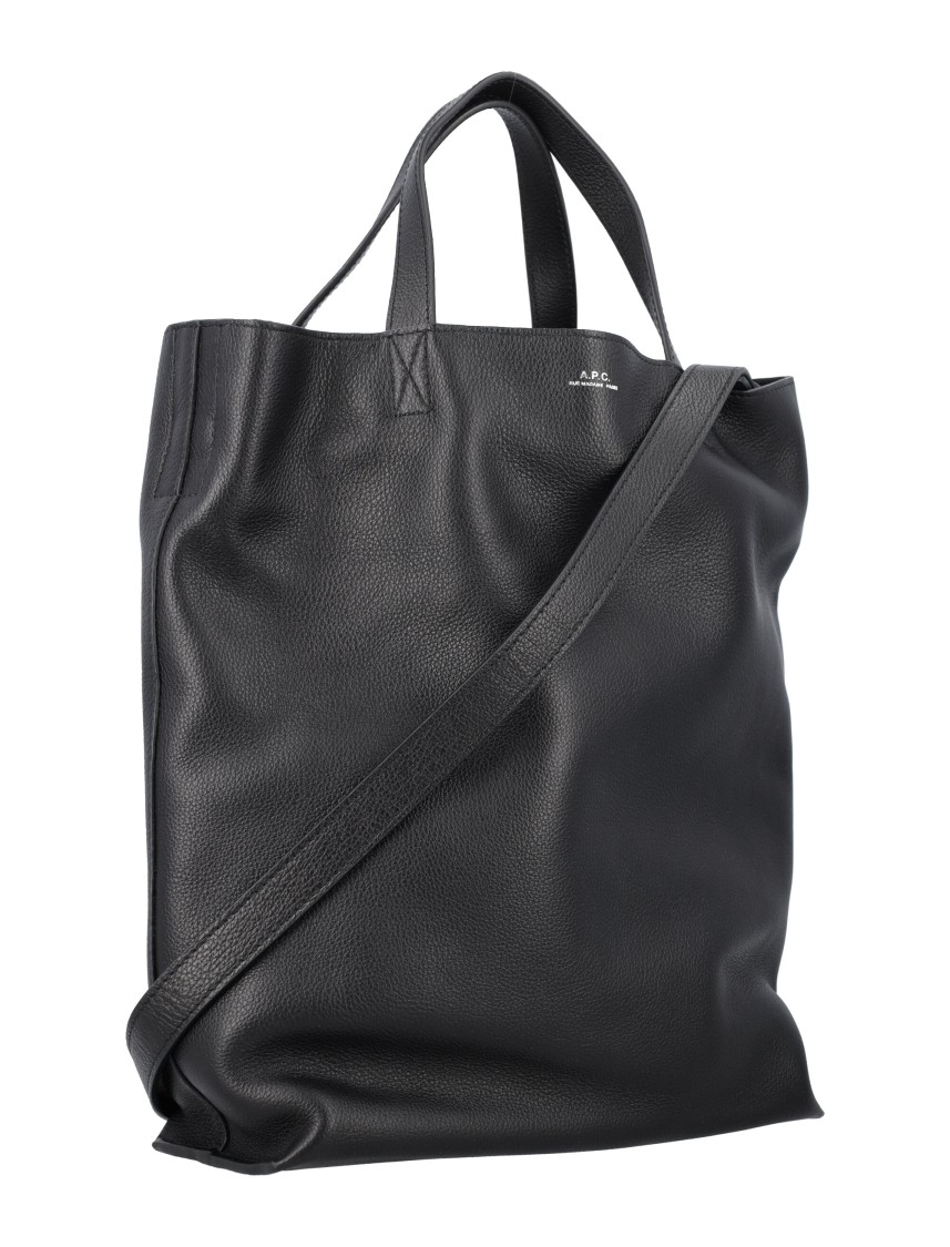 Apc A.p.c. Maiko Medium Shopper Tote In Black
