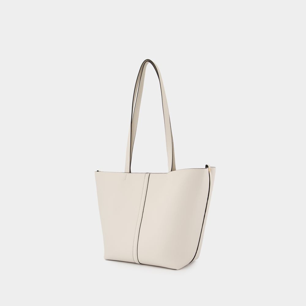 Vanessa Bruno Tote Pm Shopper Bag - Leather - White In White