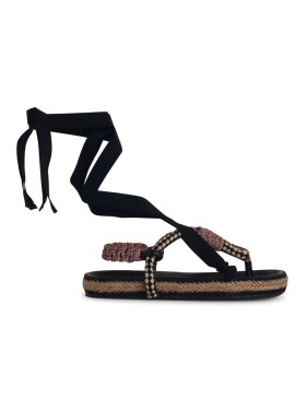 【送料&関税込】Marant Atoile velvee Black Leather Sandals ISABEL MARANT Velvee Sandals | Black | FARFETCH