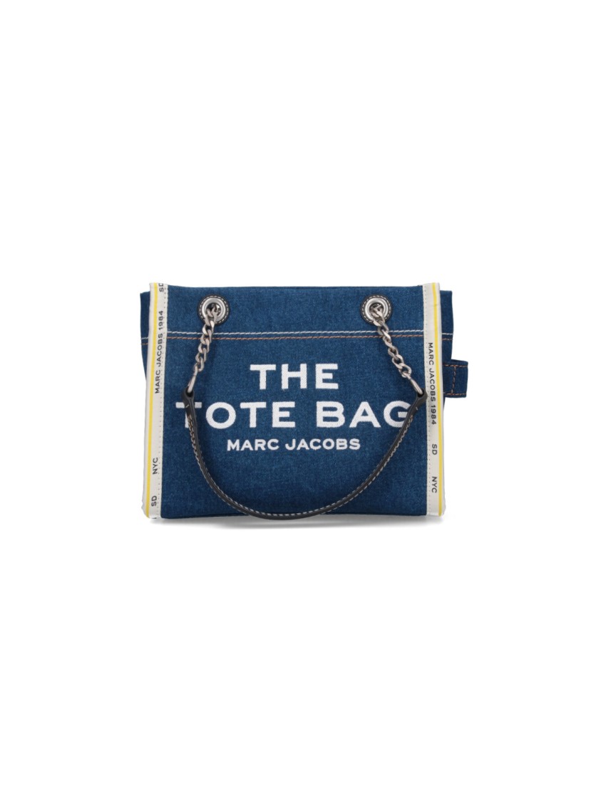 Marc Jacobs Small Tote Bag "The Denim Chain"  Blue