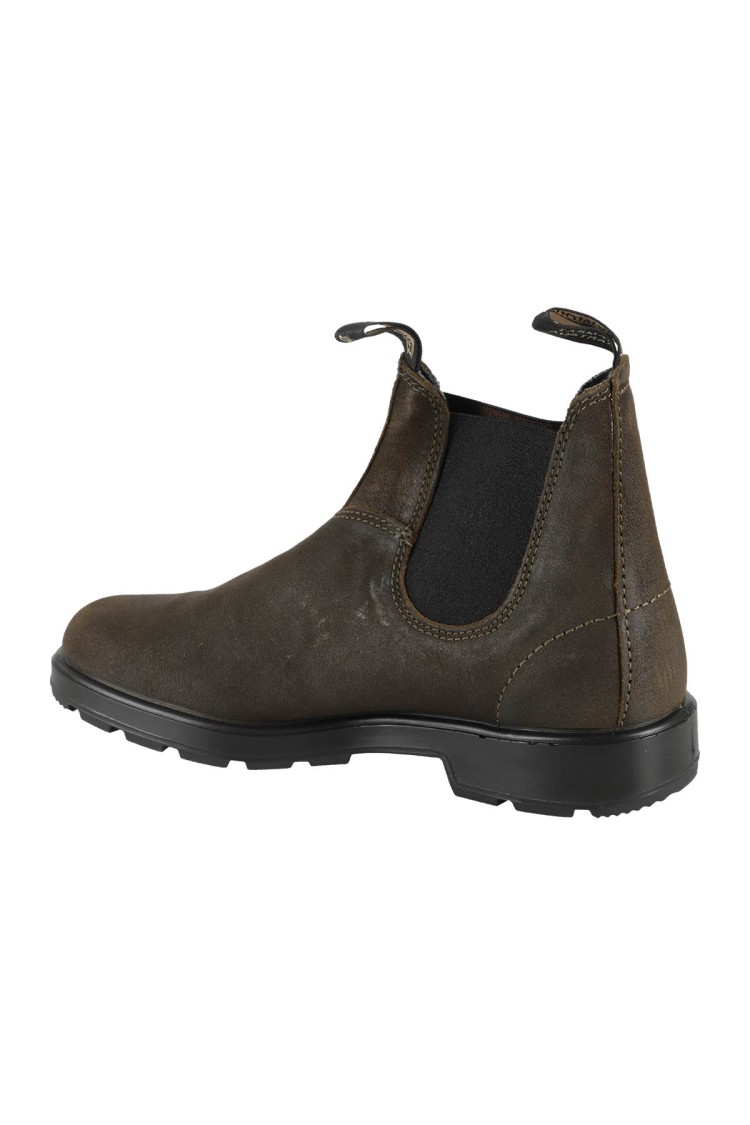 Blundstone Water-repellent Suede Ankle Boot In Dark Olive In Green