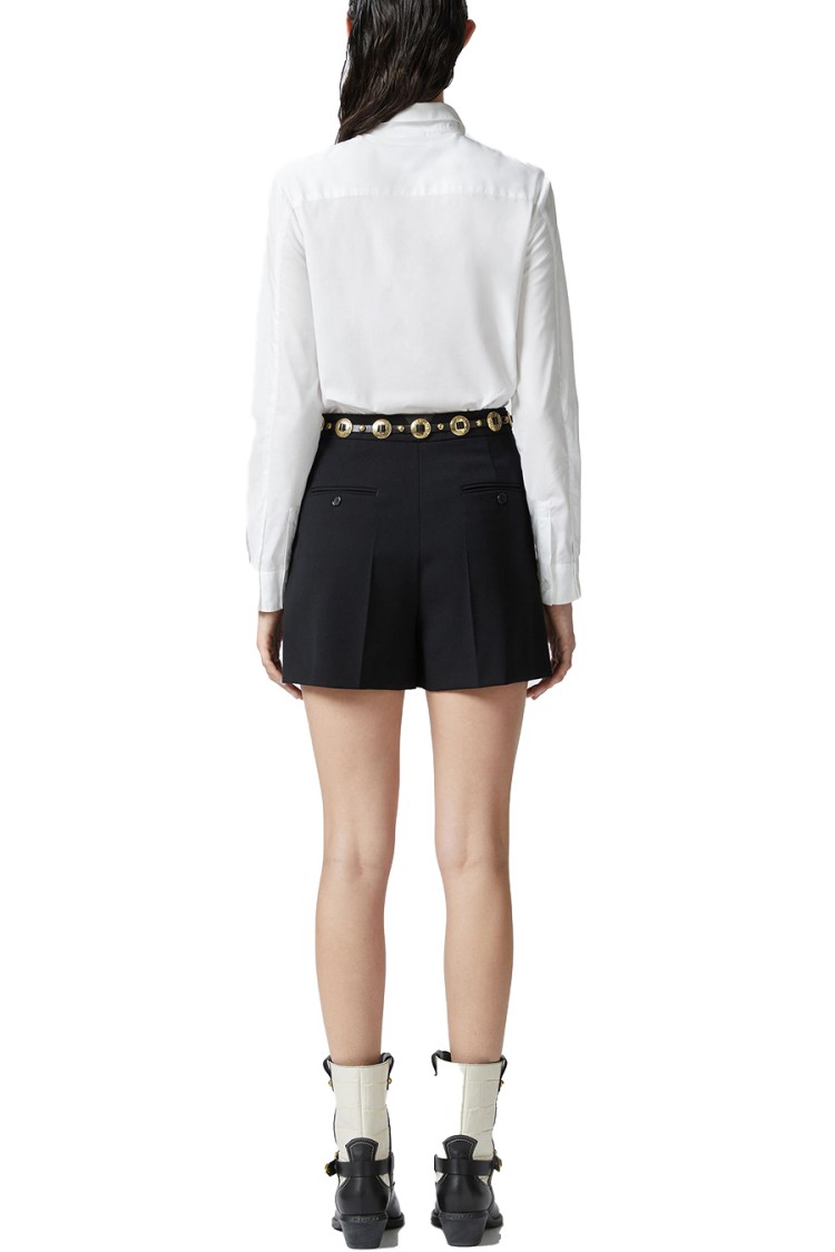 PINKO PINKO CLASSIC WHITE BUTTON-DOWN TAILORED SHIRT
