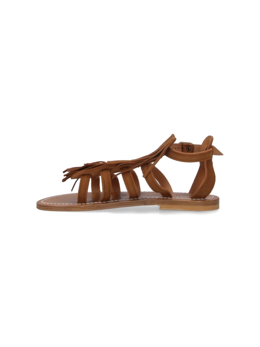 Kjacques K Jacques St Tropez Fregate' Slingback Sandals – Brown