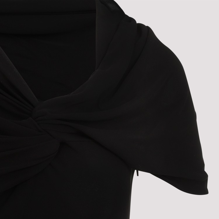ワンピース SAINT LAURENT Black Viscose Mini Dress Mini dress Saint Laurent Black size 36 FR in Viscose - 42654545